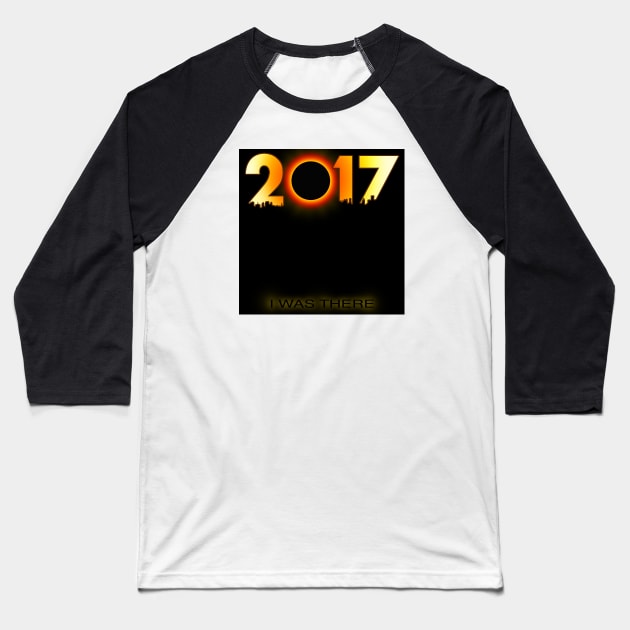 Eclipse 2017 Baseball T-Shirt by inshapeuniverse